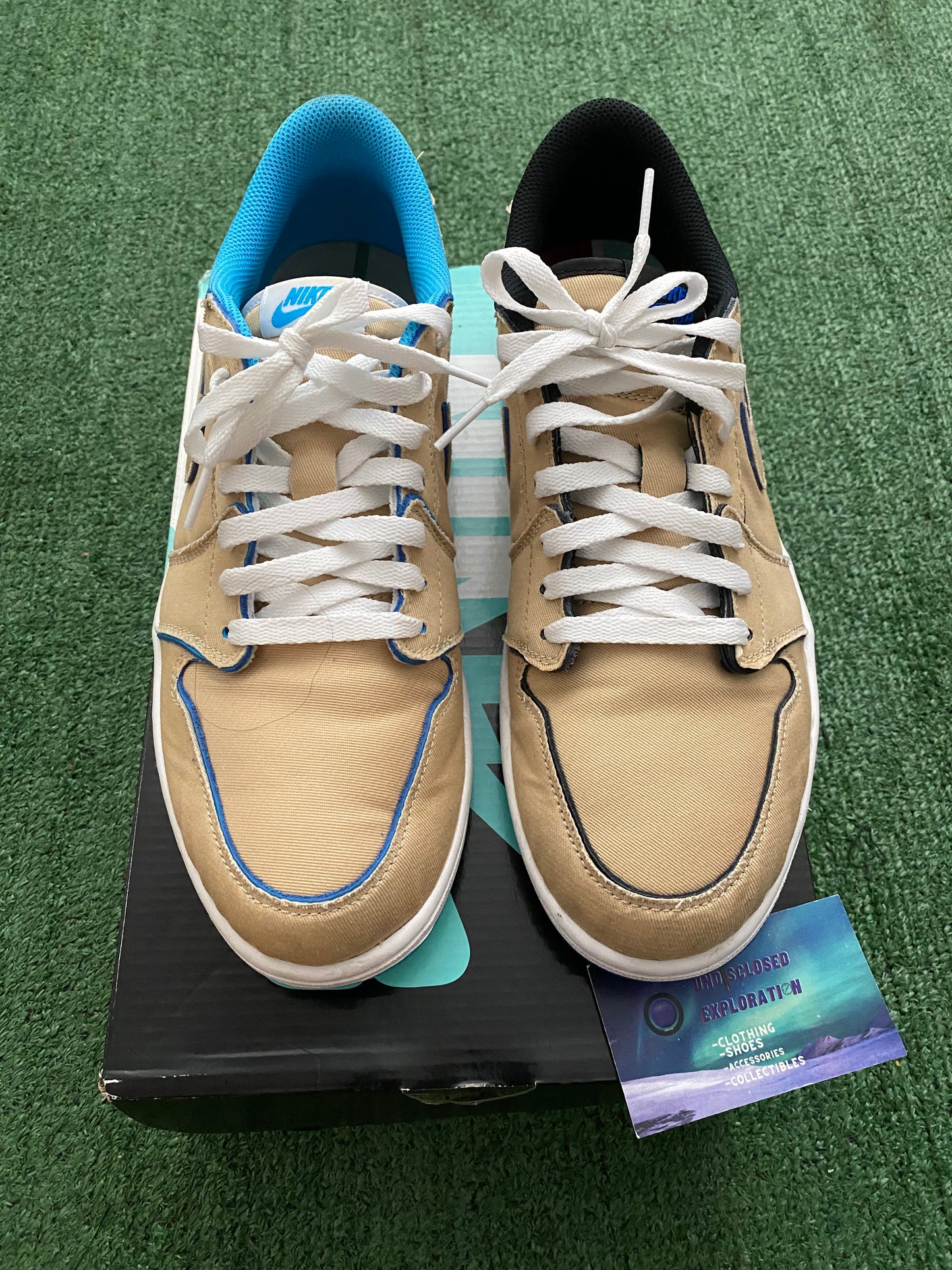 Jordan 1 Low SB QS Lance Mountain Desert Ore size 10.5men/12women