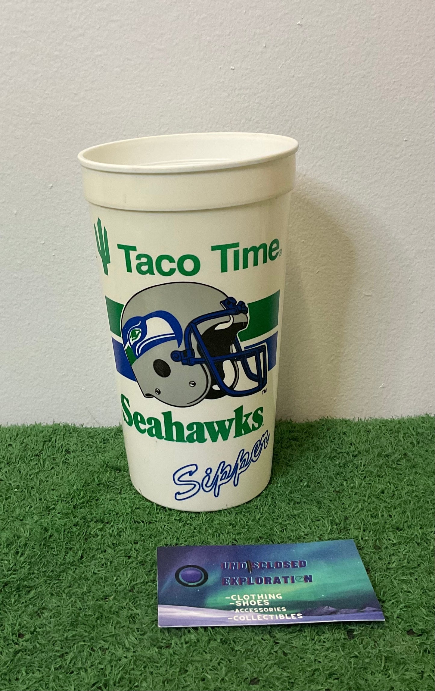 Vintage Seattle Seahawks 1991 Taco Time Cup