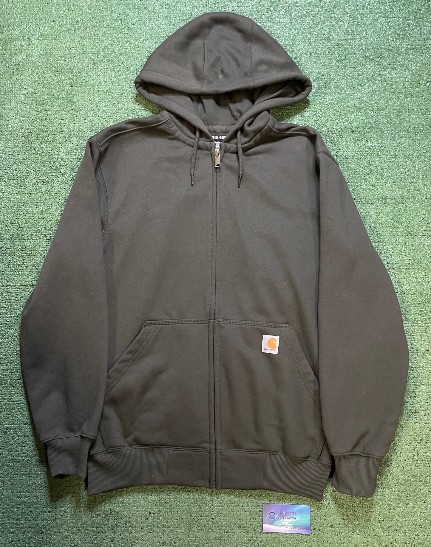 Carhartt grey rain defender hoodie