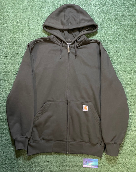 Carhartt grey rain defender hoodie