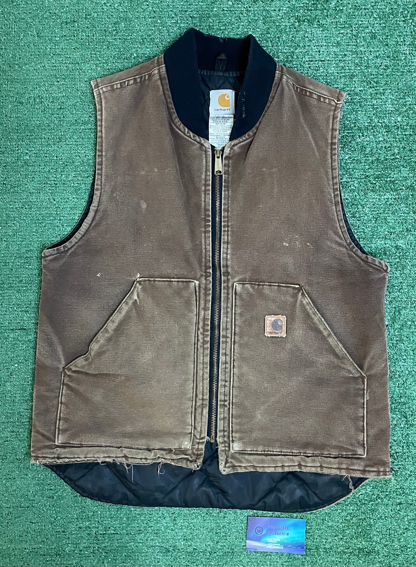 Vintage Carhartt dark brown vest