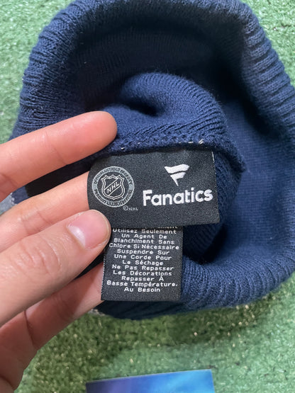 Seattle Kraken navy and grey beanie