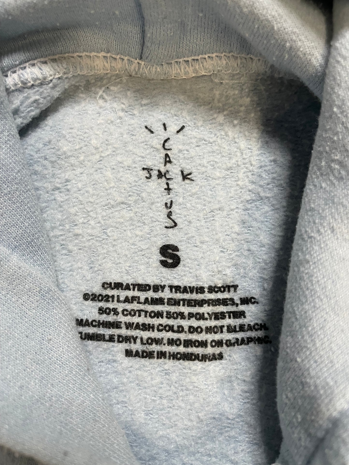 Cactus Jack X PlayStation blue hoodie