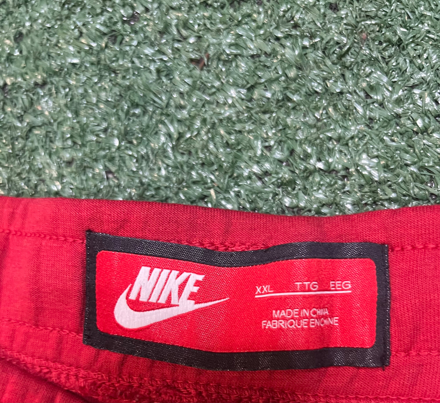 Nike tech fleece red sweatpants