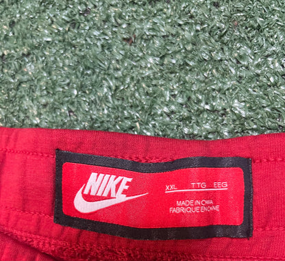 Nike tech fleece red sweatpants