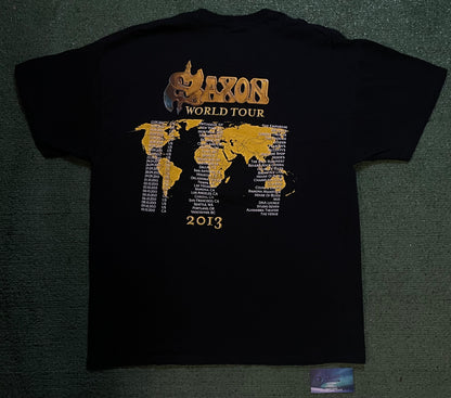 SAXON 2013 Concert World Tour tee
