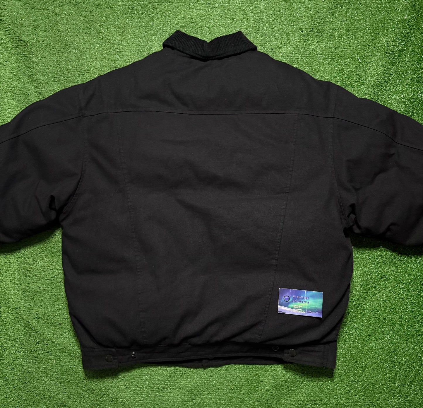 Supreme Schott Canvas Down Trucker Jacket Black