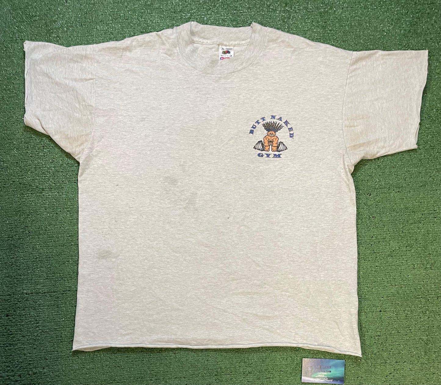 Vintage 1990s Butt Naked Gym tee