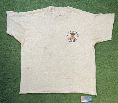 Vintage 1990s Butt Naked Gym tee