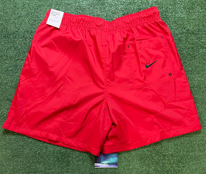 Nike club flow red essential shorts