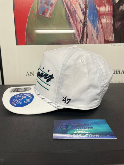 Seattle Mariners White Downburst Hitch  Hat
