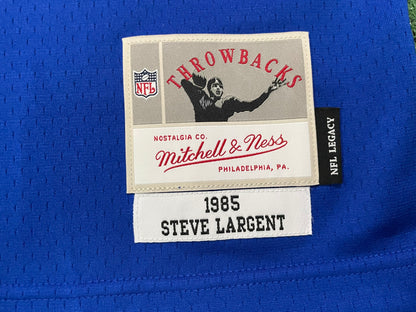 Seattle Seahawks Mitchell & ness Steve Largent #80 blue jersey