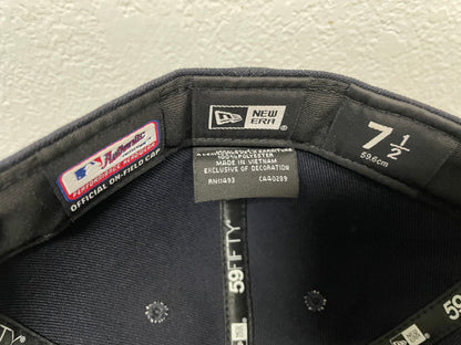 New York Yankees black and blue  new era fitted hat