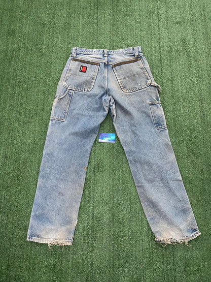 Vintage Wrangler Distressed Work Pants