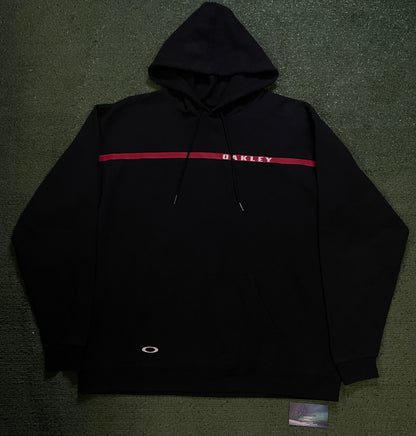 Oakley black and red hoodie