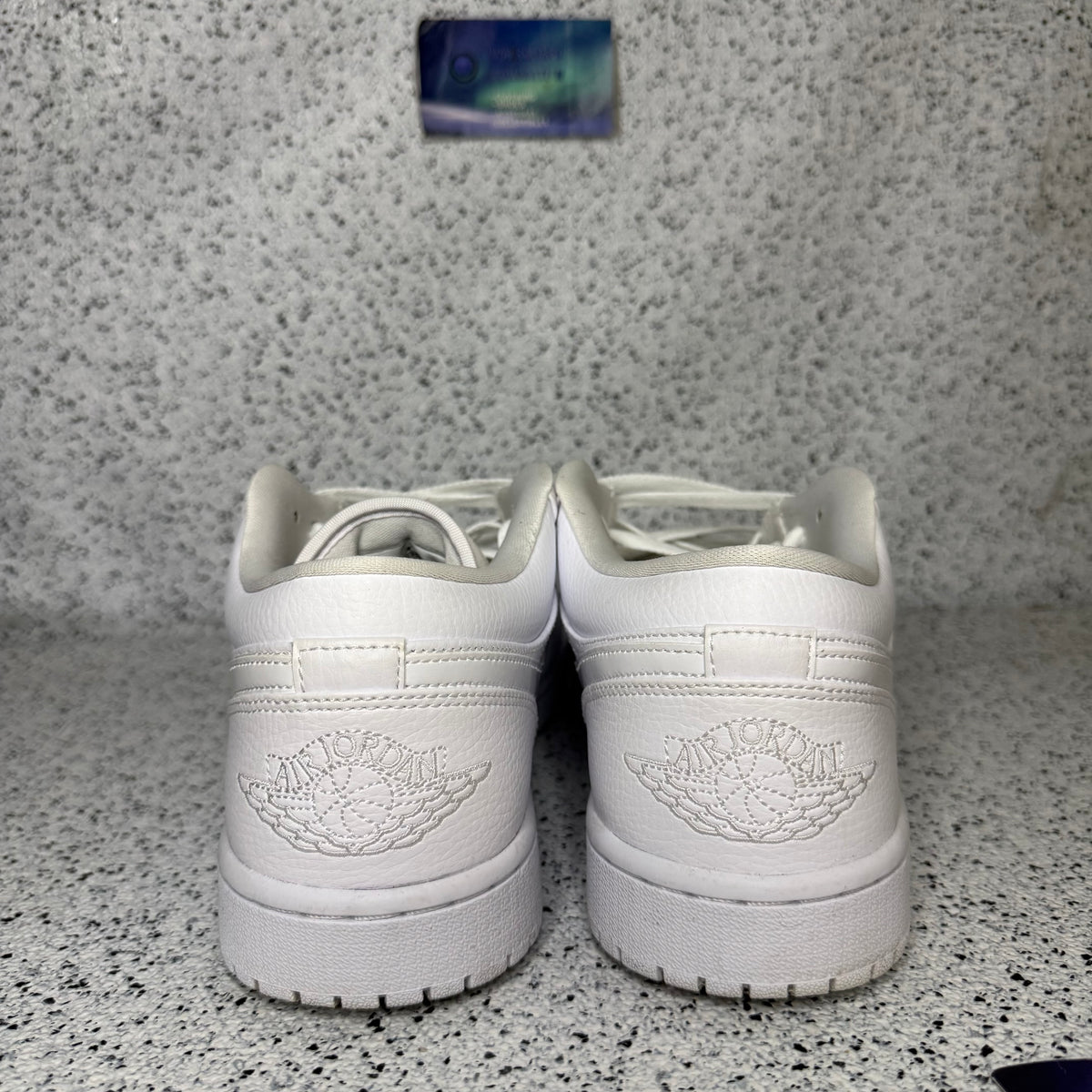 Jordan 1 Low Triple White 10.5 Men “Preowned”