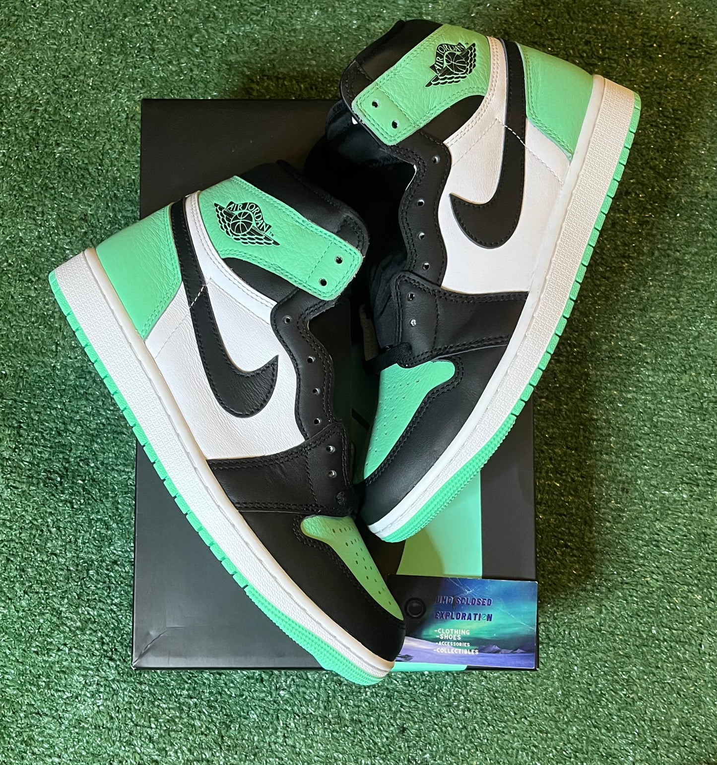 Air Jordan 1 High Green Glow