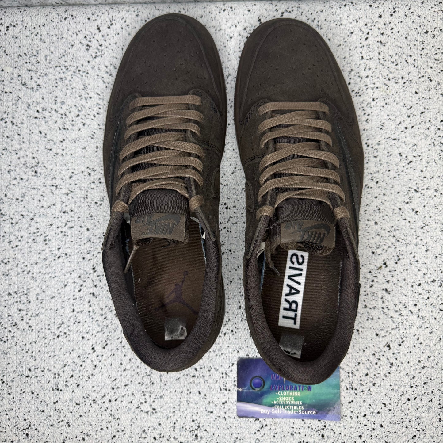 Jordan 1 Low Travis Scott Velvet 9.5 Men/11 Women “Preowned”