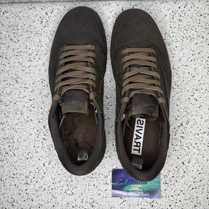 Jordan 1 Low Travis Scott Velvet 9.5 Men/11 Women “Preowned”