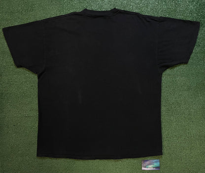 Vintage 1990s Mickey Mouse illustration city tee