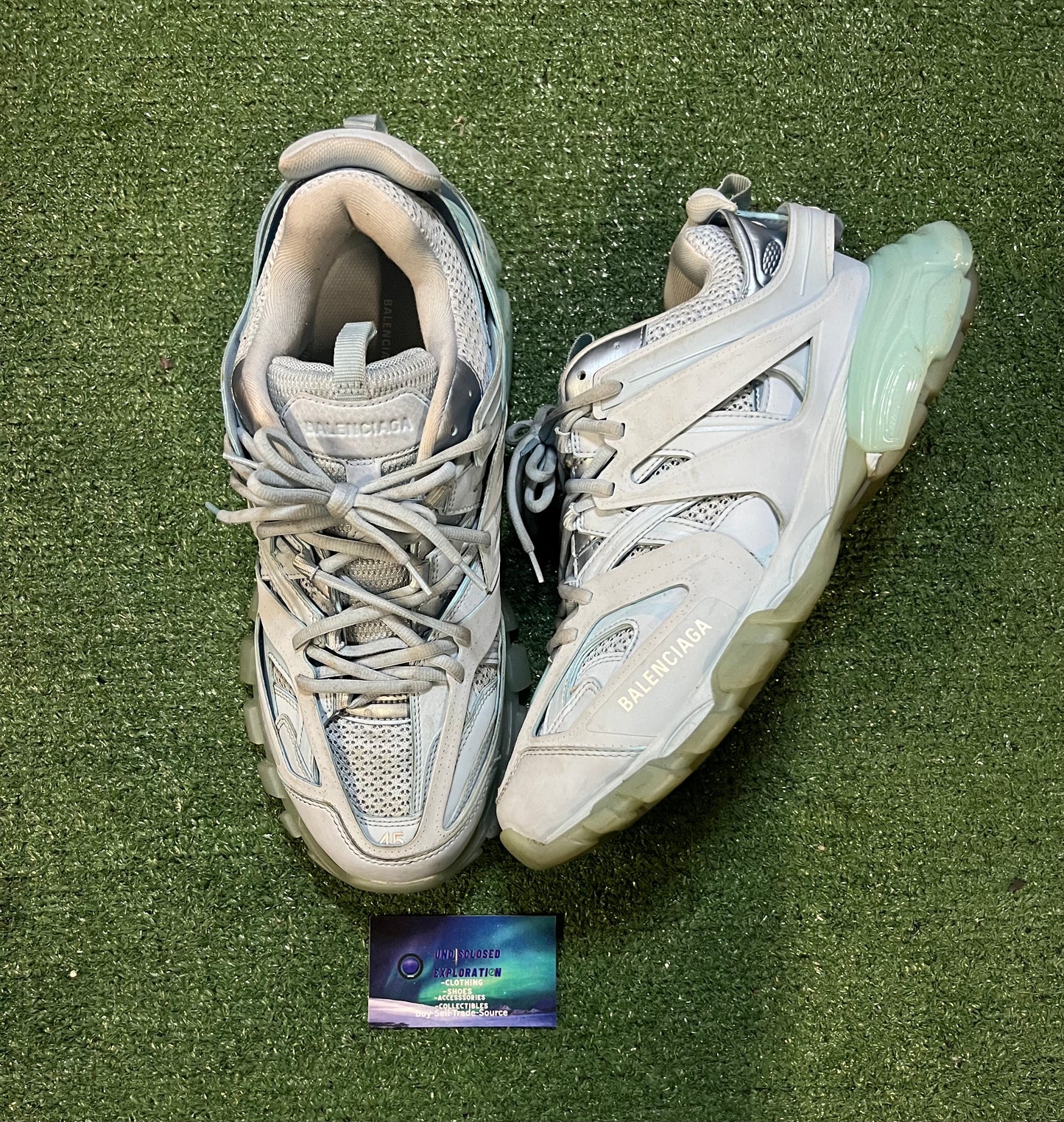 Balenciaga track light blue size 12men/13.5women(EU 45)