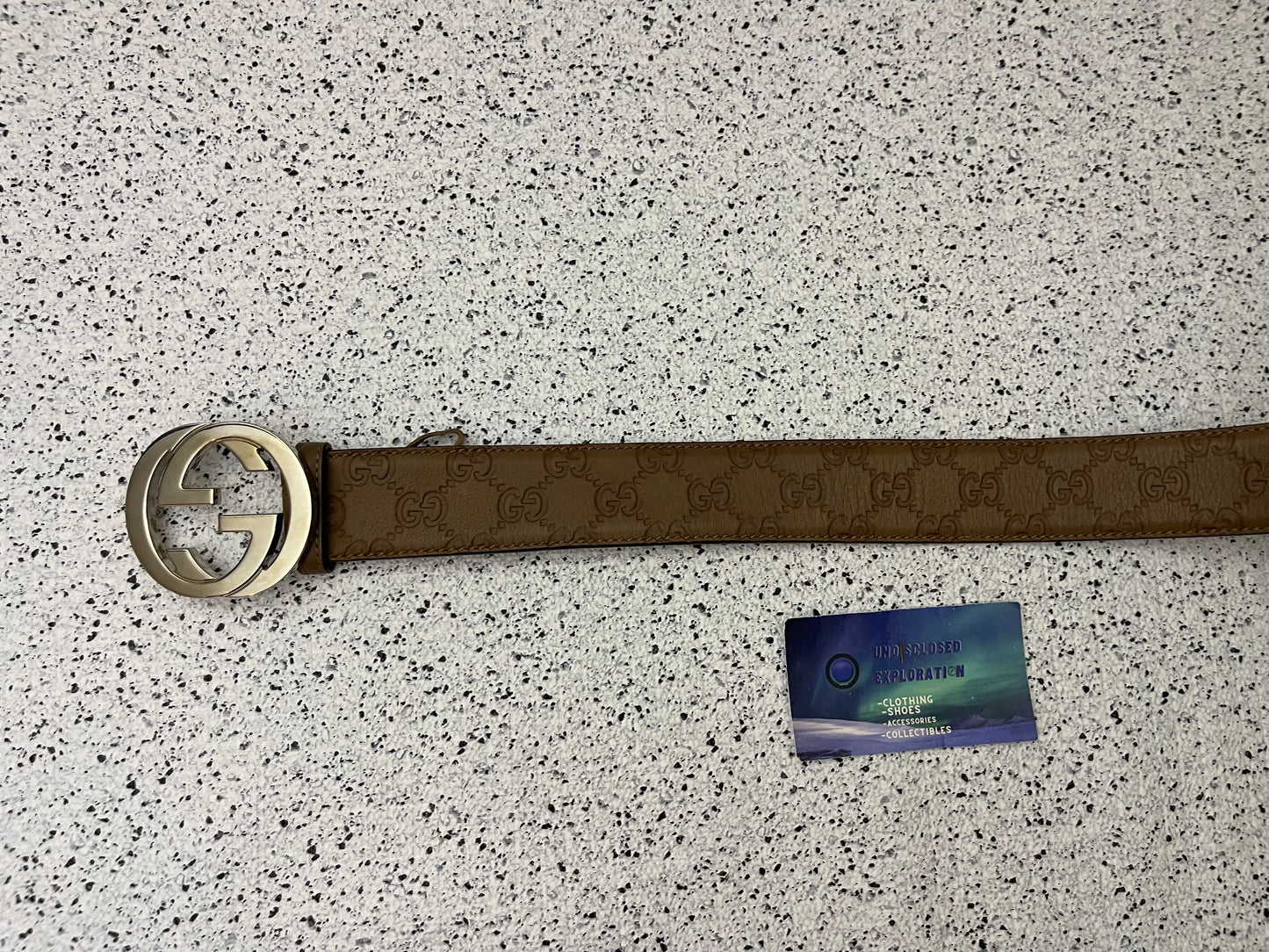 Gucci GG Print Belt