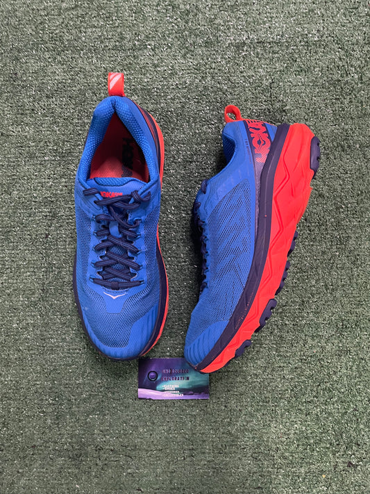 Hoka one challenger ATR 5 blue and orange size 10men/11.5women