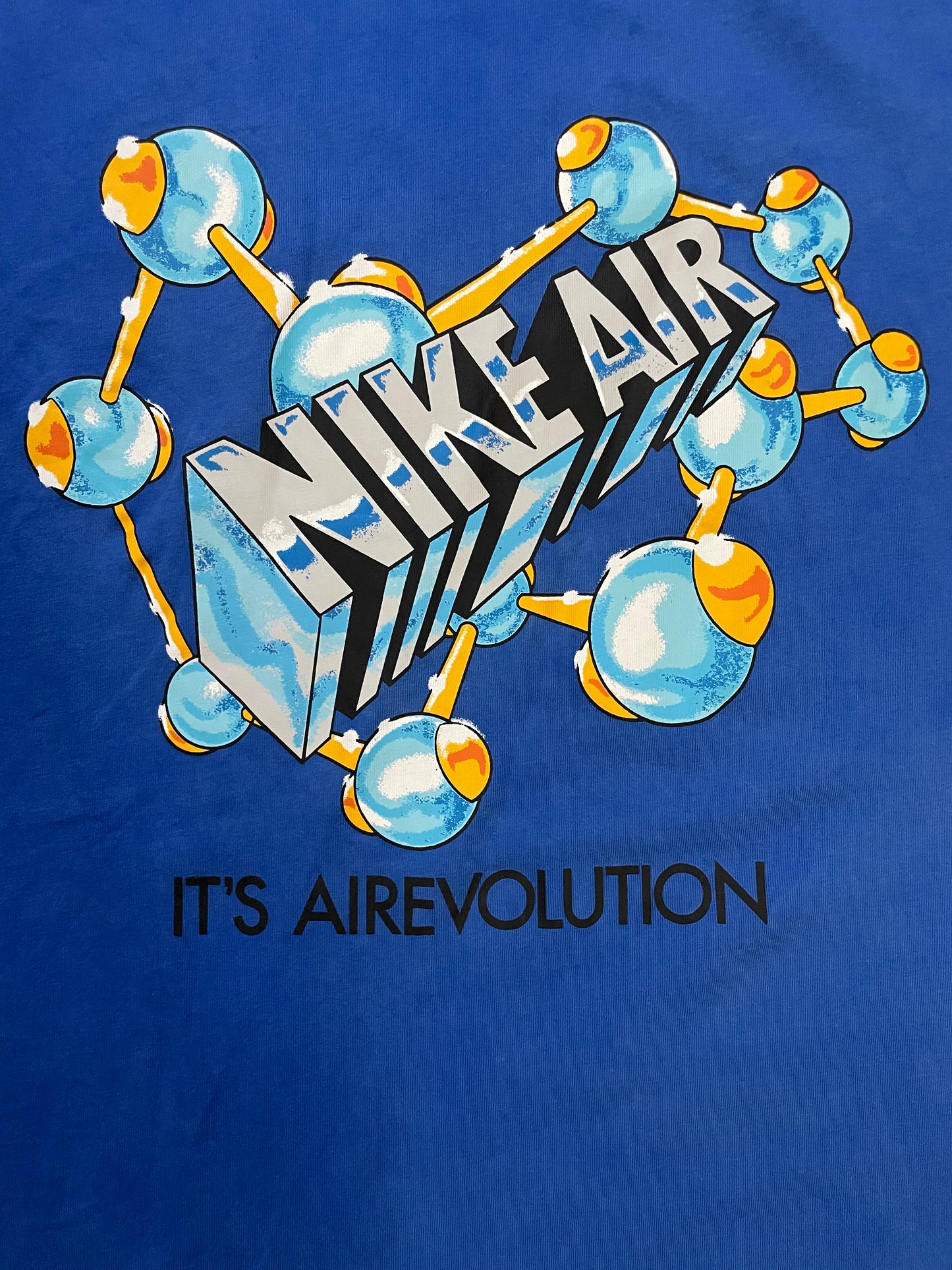 Nike blue air revolution tee