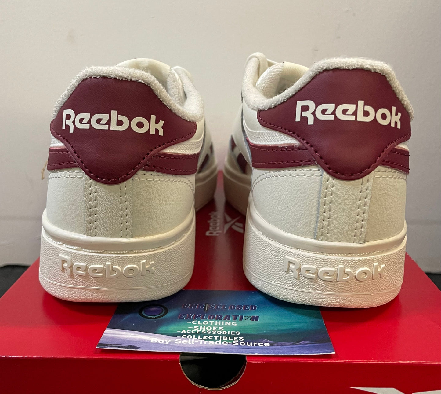 Reebok club C double revenge chalk white burgundy