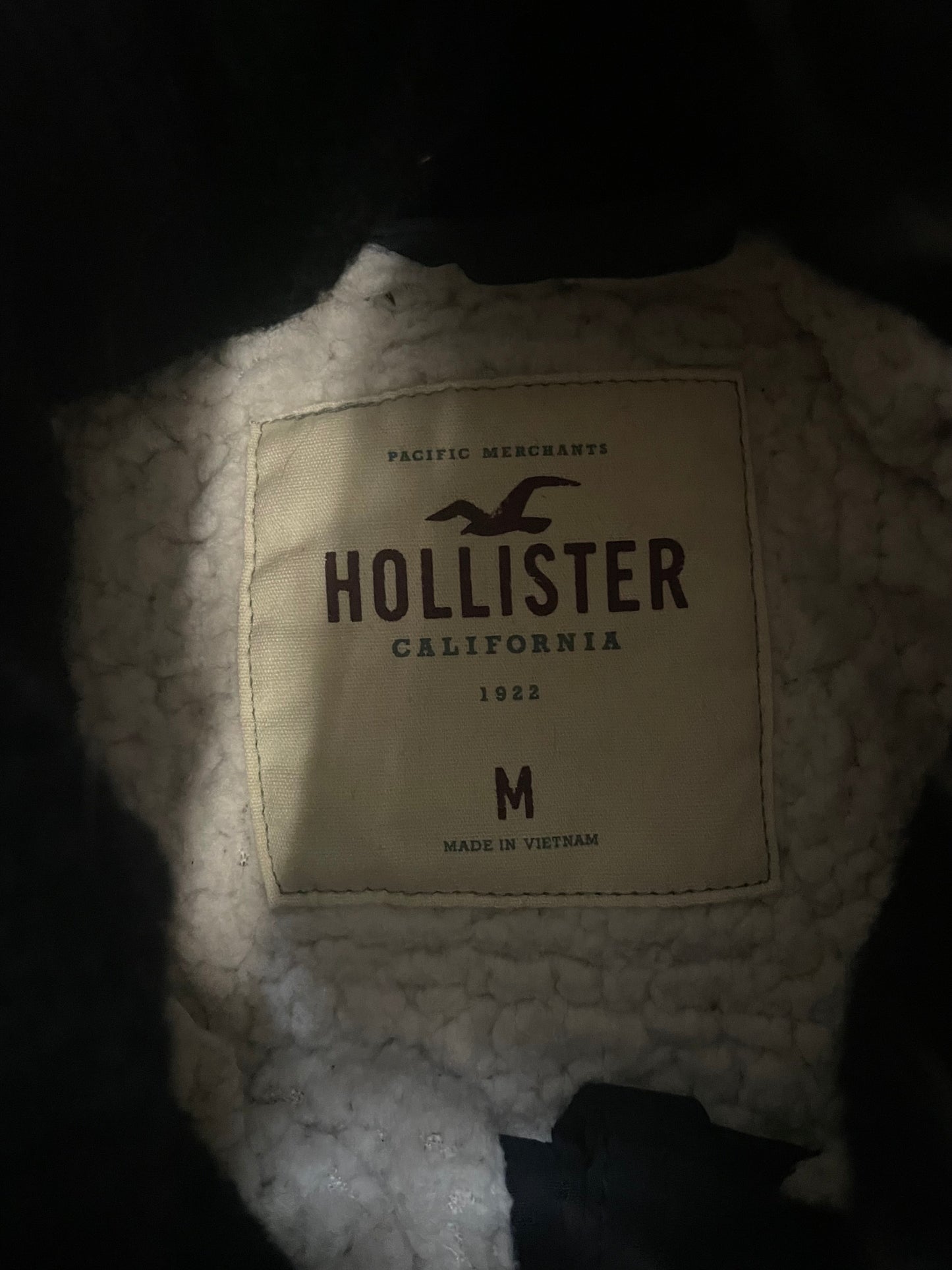 Vintage 2000s Hollister black parka jacket
