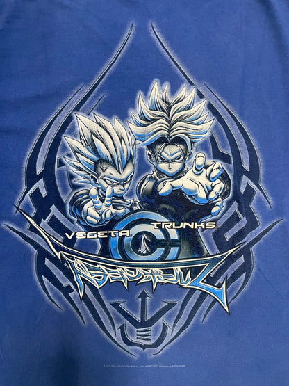 Vintage 2000s Dragon Ball Z vegeta and trunks tee