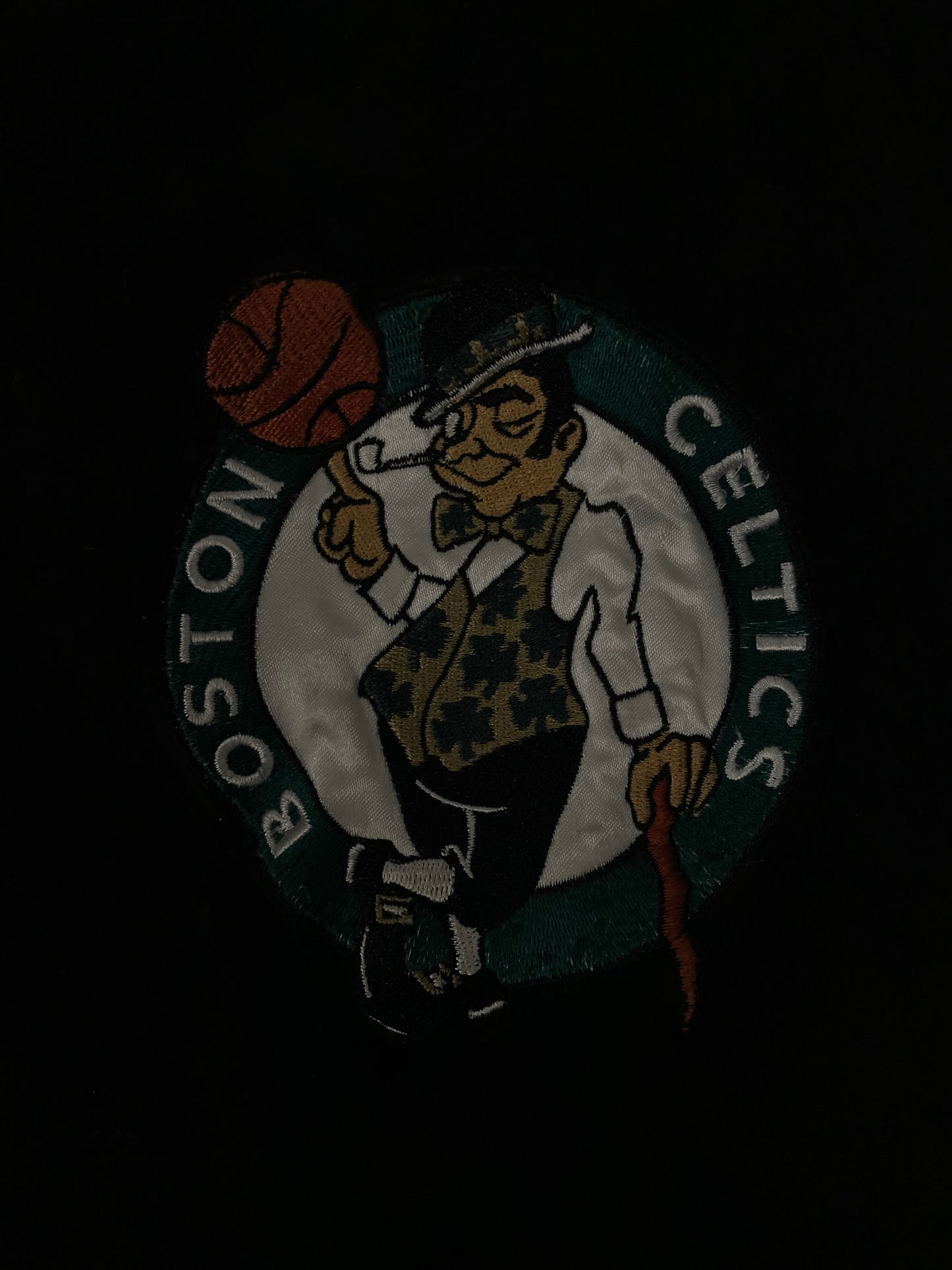 Vintage 2000s Boston Celtics suede jacket