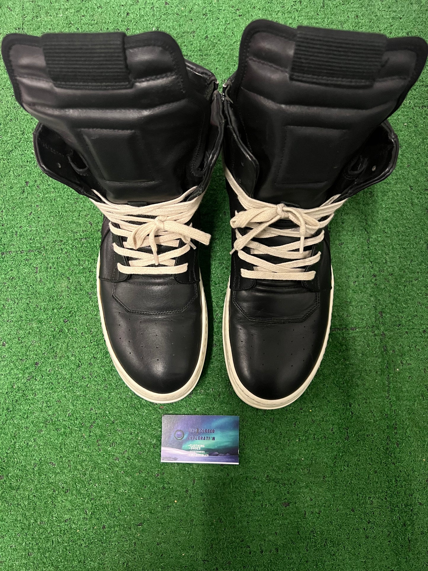 Rick Owens geobasket black size 9.5men/11women(EU 42.5)