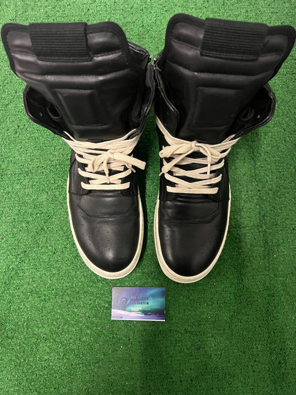 Rick Owens geobasket black size 9.5men/11women(EU 42.5)