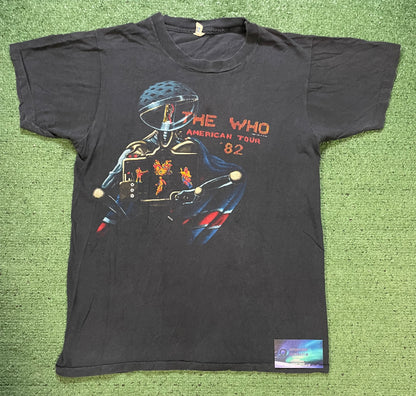 vintage 1980 The Who American Tour concert tee