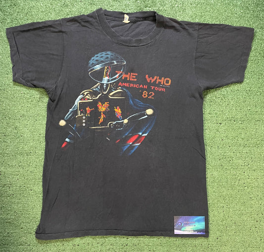 vintage 1980 The Who American Tour concert tee