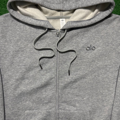 Alo Mens Full Zip Hoodie