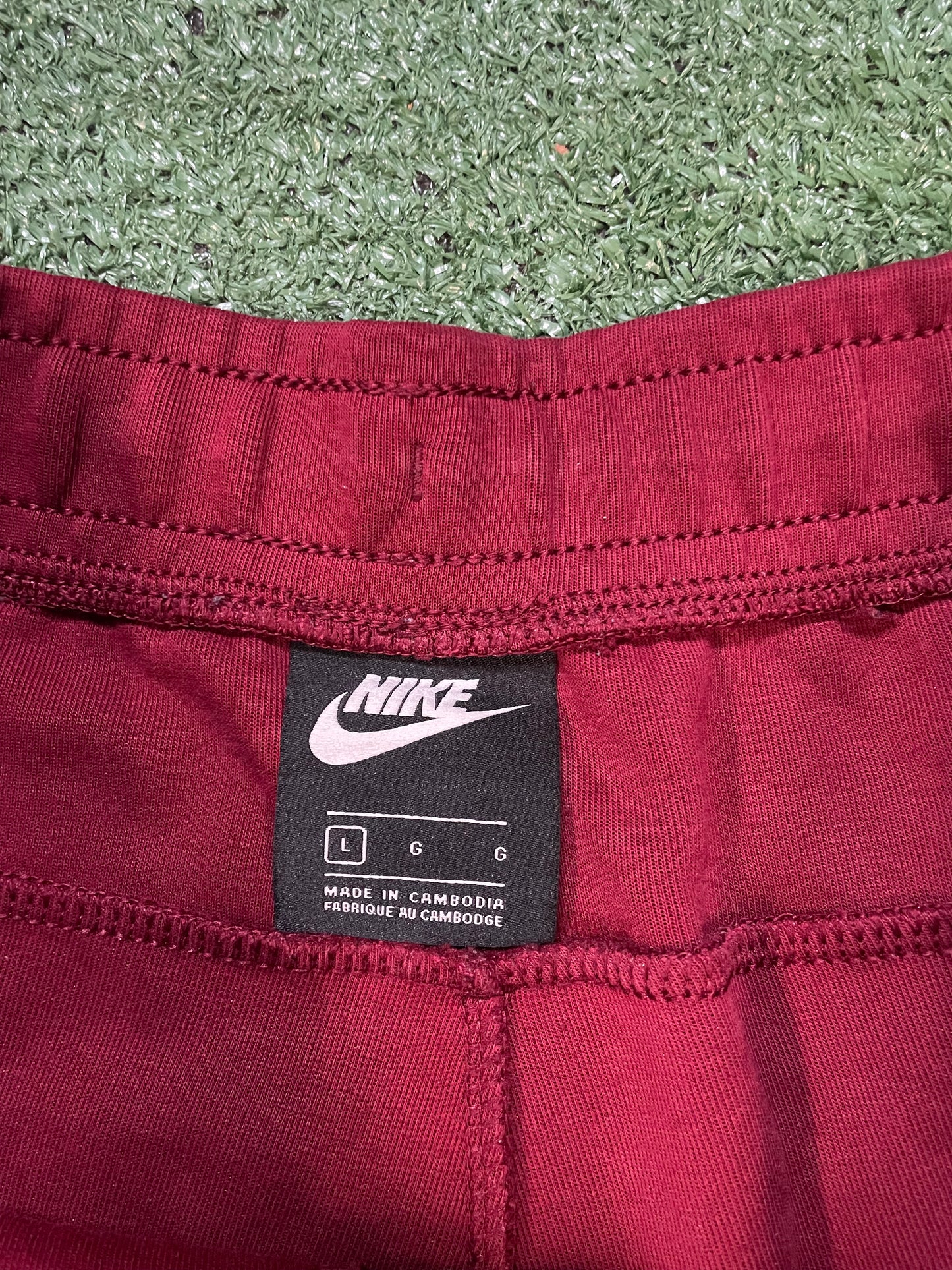 Nike tech fleece red sweatpants