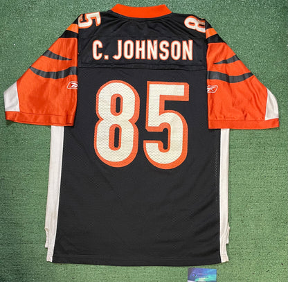 vintage black Cincinnati Bengals #85 Chad Johnson jersey