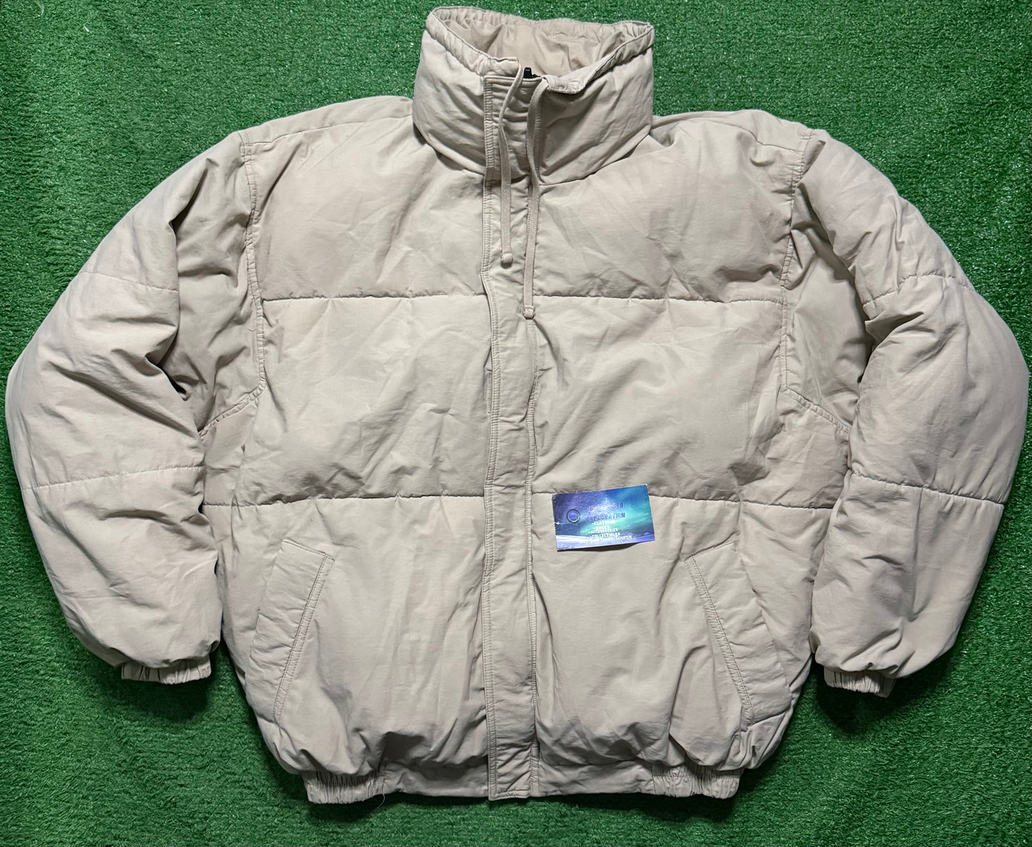Fear Of God Essentials Puffer Jacket Sage