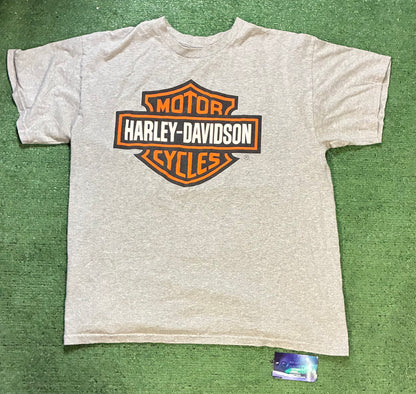 Harley Davidson grey Las Vegas tee
