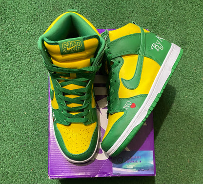 Nike dunk high x supreme by any means Brazil