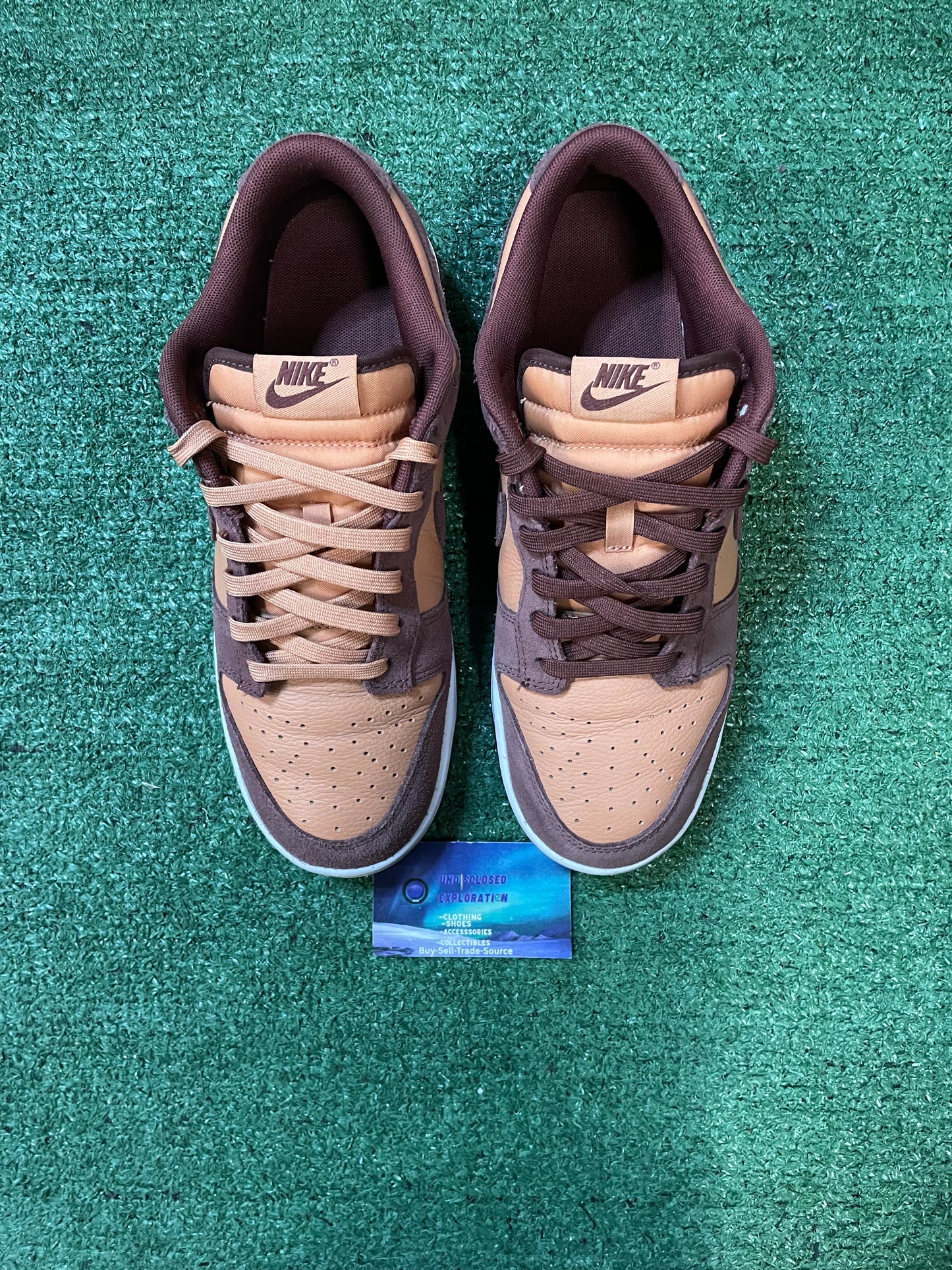 Nike Dunk low amber brown size 10men/11.5women
