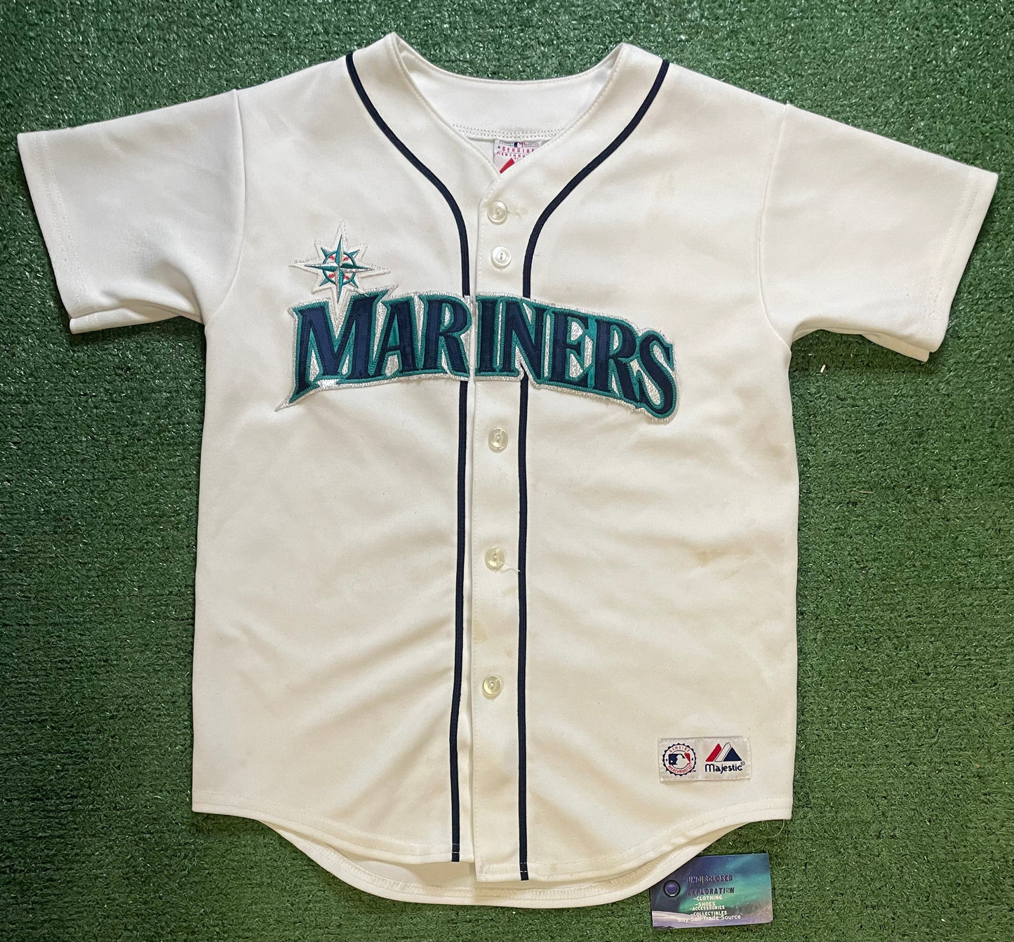 Vintage Seattle Mariners white jersey