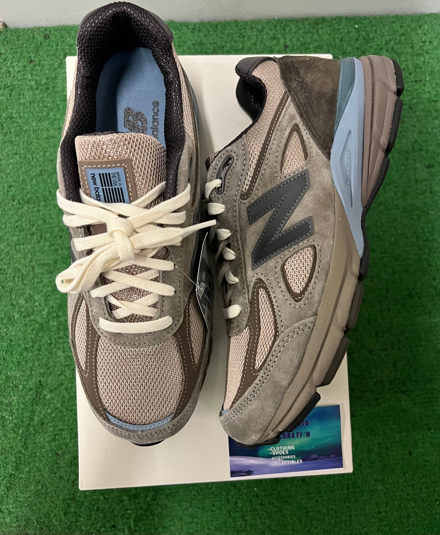 New balance x Auralee 990v4 London fog