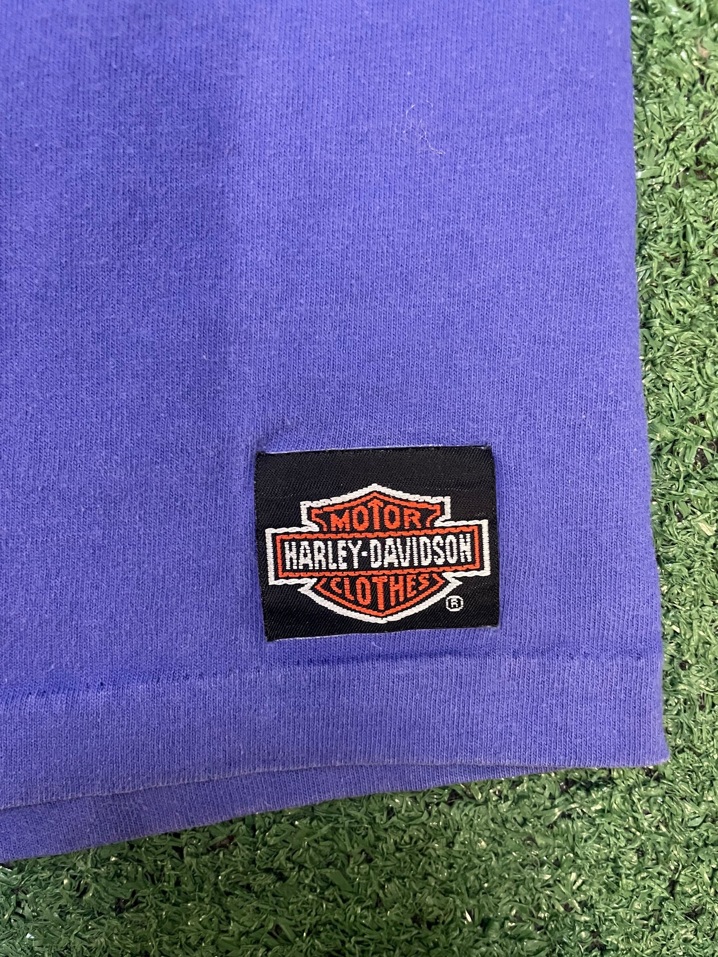 Vintage 1990s Harley Davidson Wings Of Steel tee