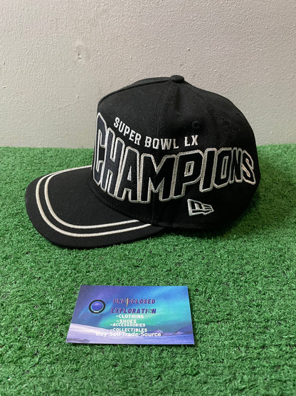 Seattle Seahawks superbowl LX Champions new era Hat