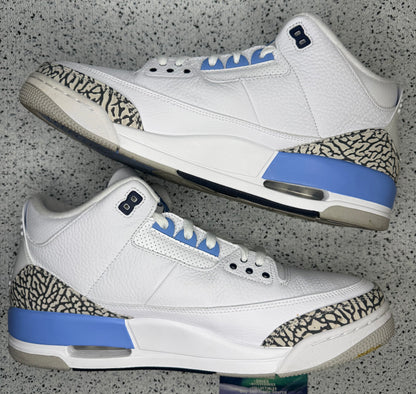 Jordan 3 UNC 13 Men “Preowned”