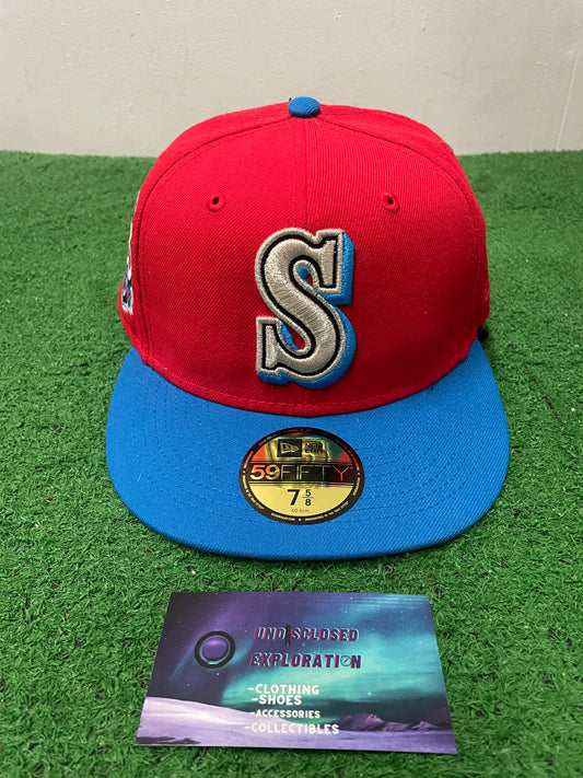 Seattle Mariners 35th anniversary building blocks new era hat