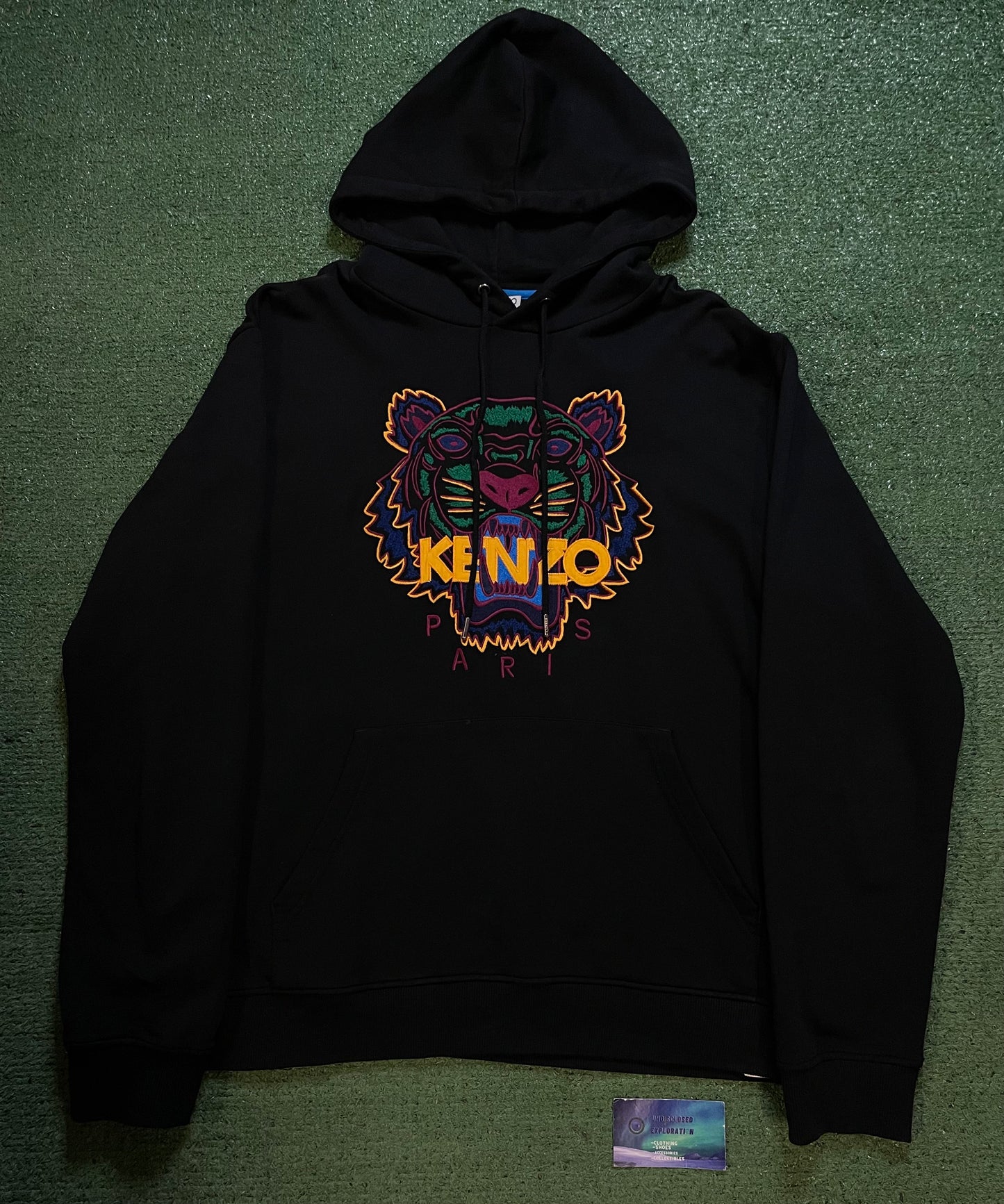 Kenzo Paris classic tiger embroidered hoodie